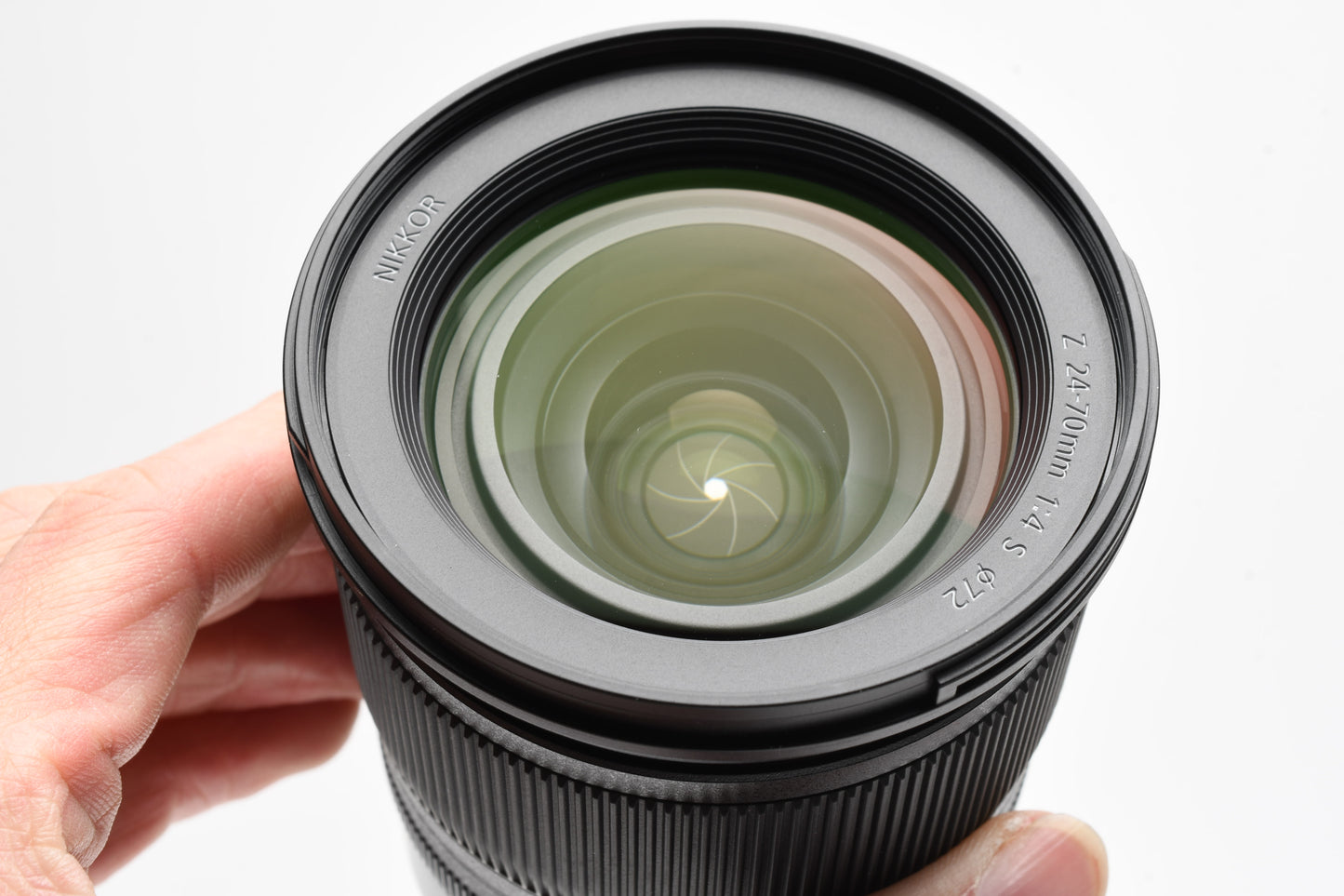 Nikon Nikkor Z 24-70mm f4 S zoom lens, Hood, Gently used, Mint-
