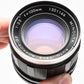Minolta Rokkor QE 100mm f3.5 lens, case, caps, box, light haze, Good!