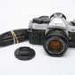 Canon AE-1 Program 35mm SLR Camera w/50mm f1.8, New Seals, Great!