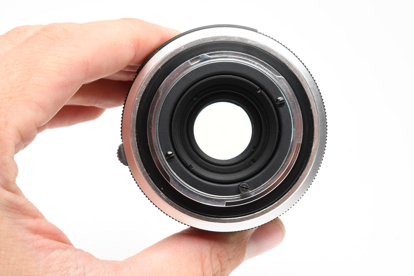 Minolta Rokkor QE 100mm f3.5 lens, case, caps, box, light haze, Good!