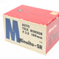 Minolta Rokkor QE 100mm f3.5 lens, case, caps, box, light haze, Good!
