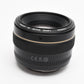 Canon EF 50mm f1.4 USM Lens, Caps, Mint- +UV & ES-71 II lens hood