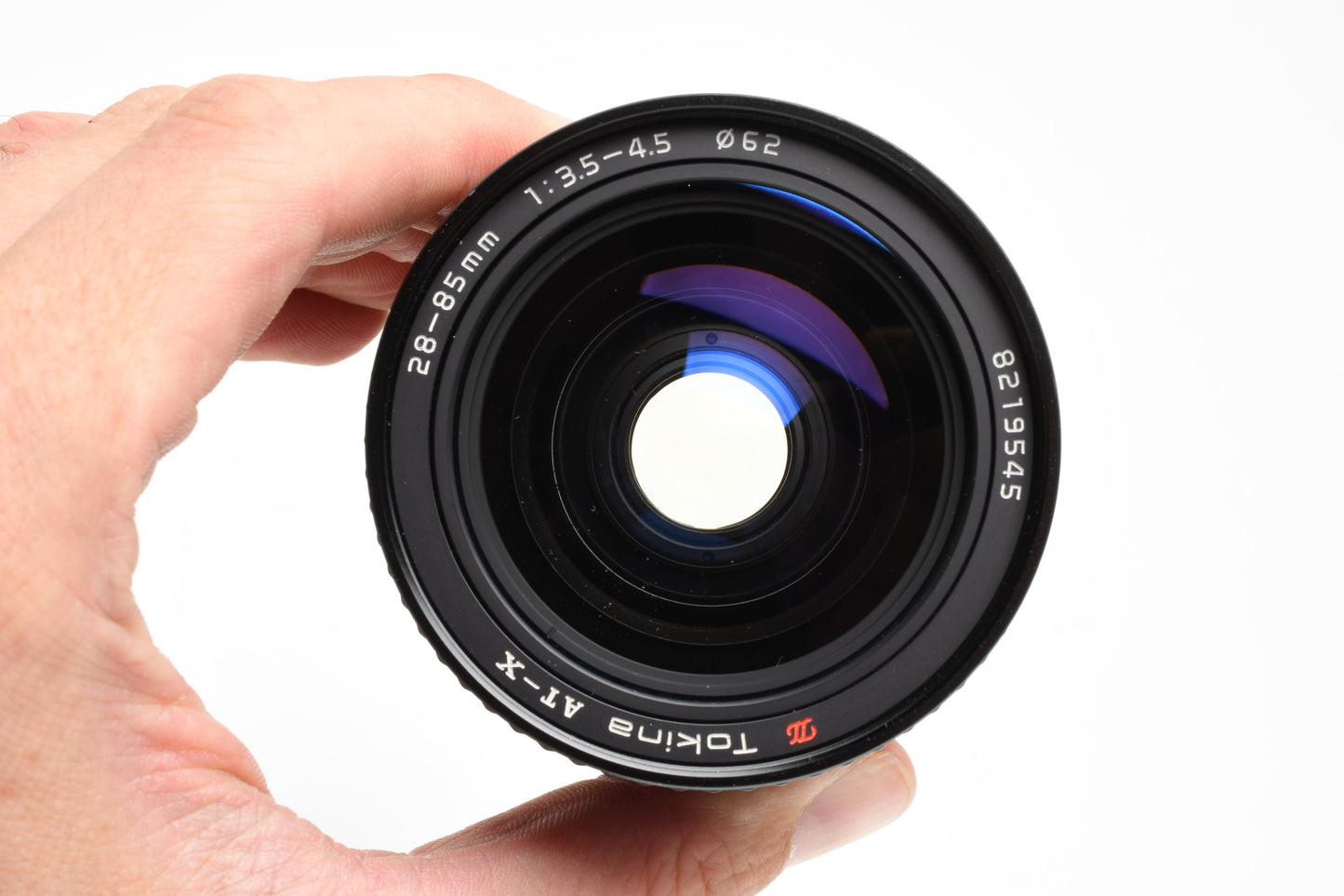 Tokina AT-X 28-85mm f3.5-4.5 zoom lens for Minolta MD w/Caps, Good!