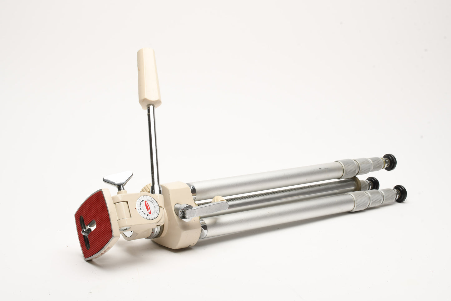 Minette Elevator Tripod Model FW, Nice & clean, Vintage, 18" folded