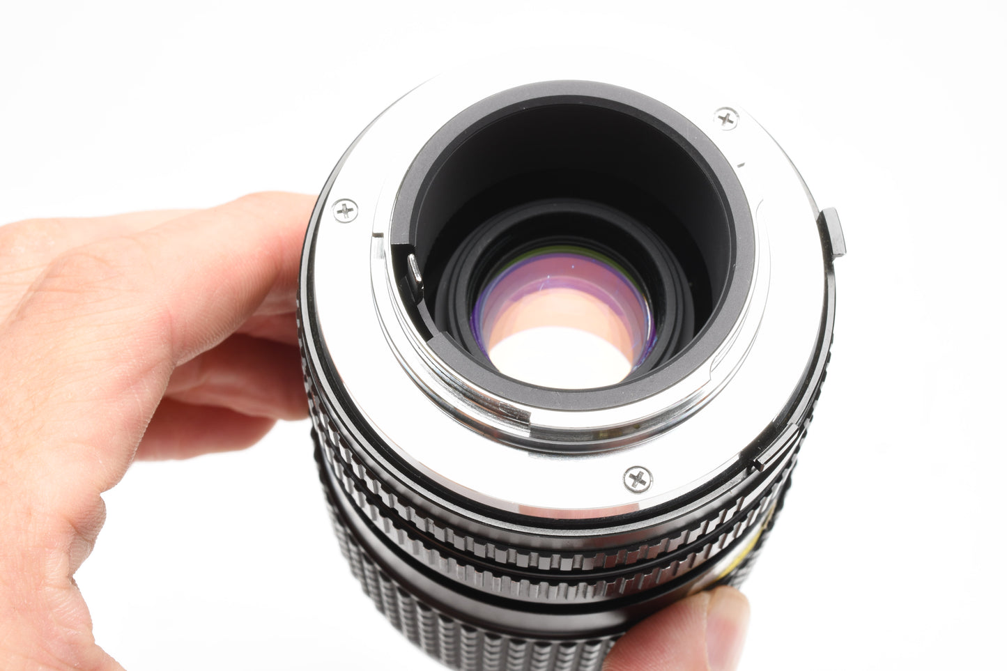 Tokina AT-X 28-85mm f3.5-4.5 zoom lens for Minolta MD w/Caps, Good!