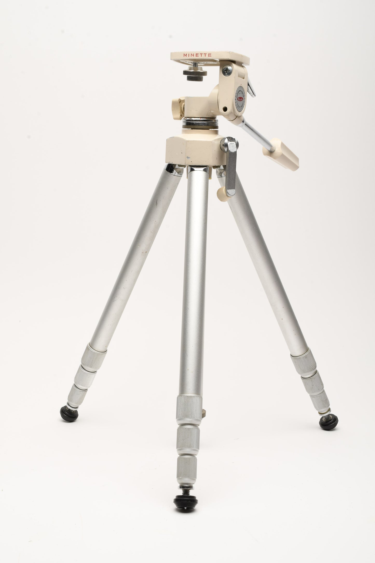 Minette Elevator Tripod Model FW, Nice & clean, Vintage, 18" folded