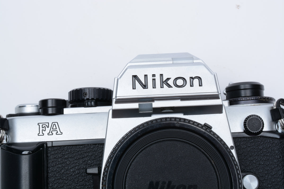 Nikon FA 35mm SLR Black Chrome only w/New seals, tested, Great!