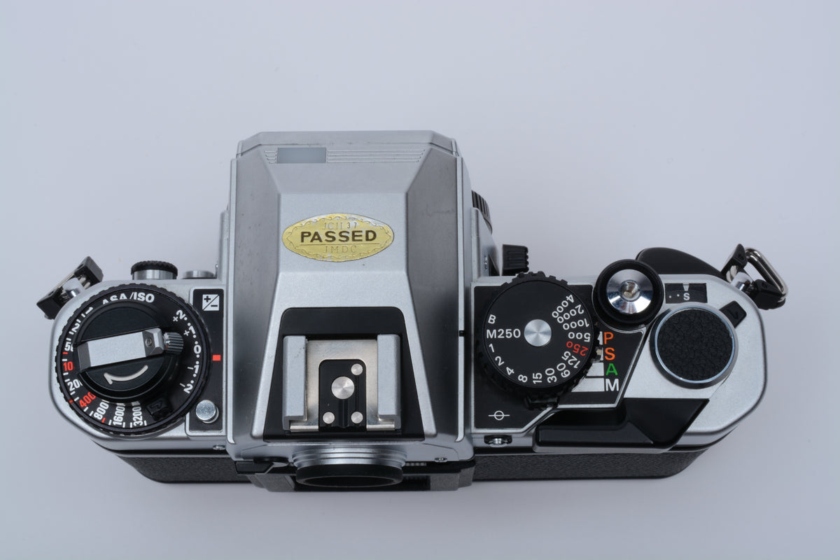 Nikon FA 35mm SLR Black Chrome only w/New seals, tested, Great!