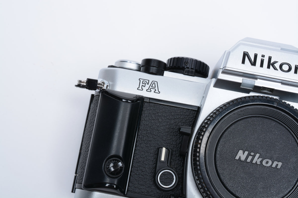 Nikon FA 35mm SLR Black Chrome only w/New seals, tested, Great!