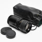 Hanimar 135mm f3.5 Portrait aperture preset M42 Mount Lens, Caps+Pouch