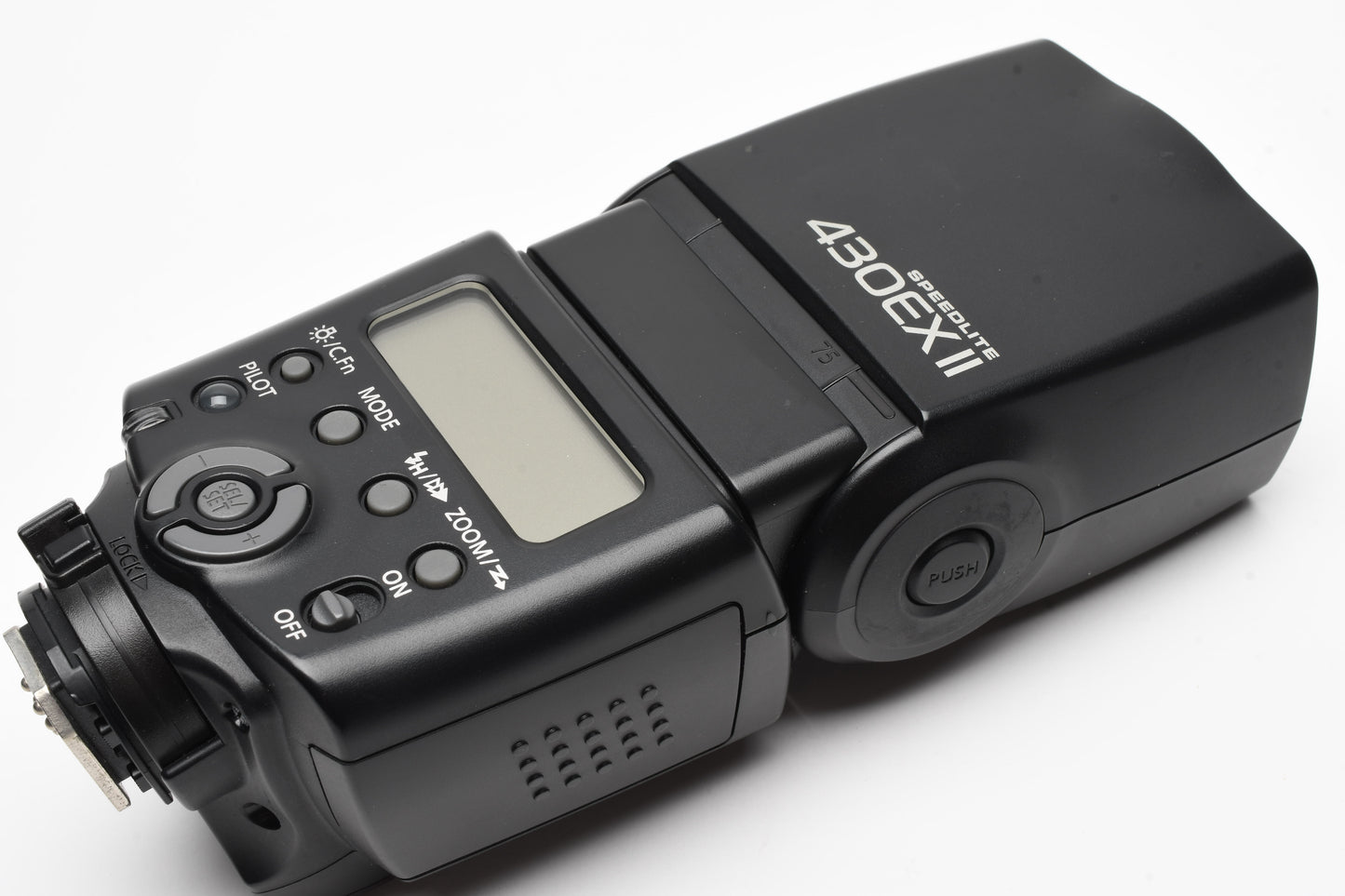 Canon 430EX II Speedlite flash w/Case & stand, Tested