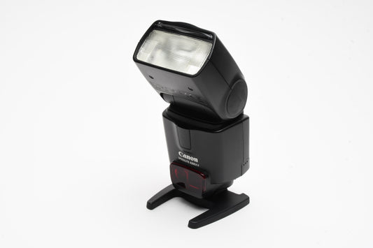 Canon 430EX II Speedlite flash w/Case & stand, Tested