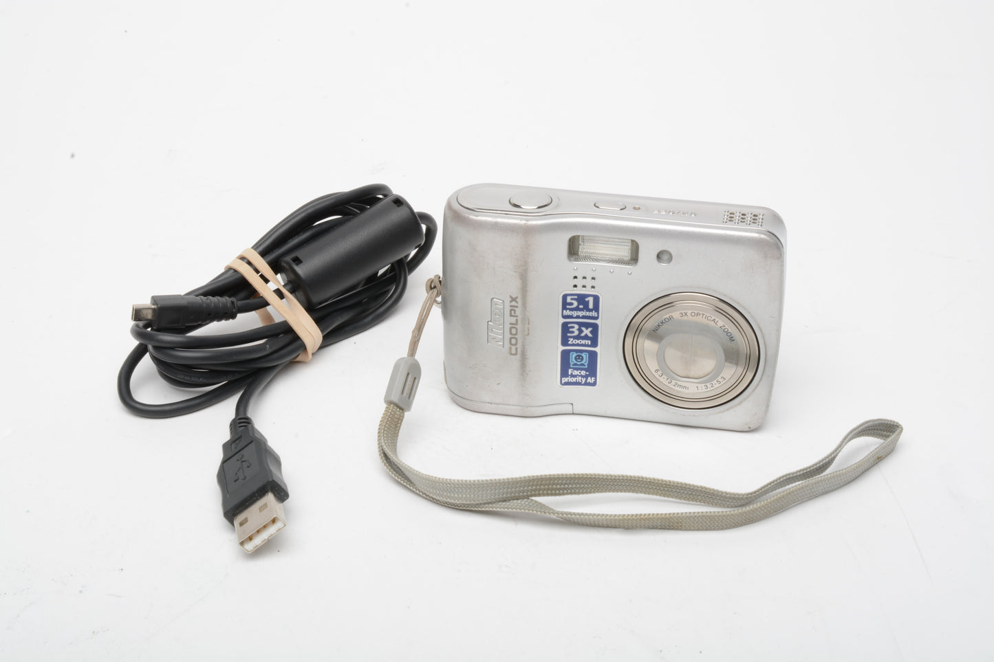 Nikon Coolpix L3 5.1MP Digital Point & Shoot Camera, tested, nice!