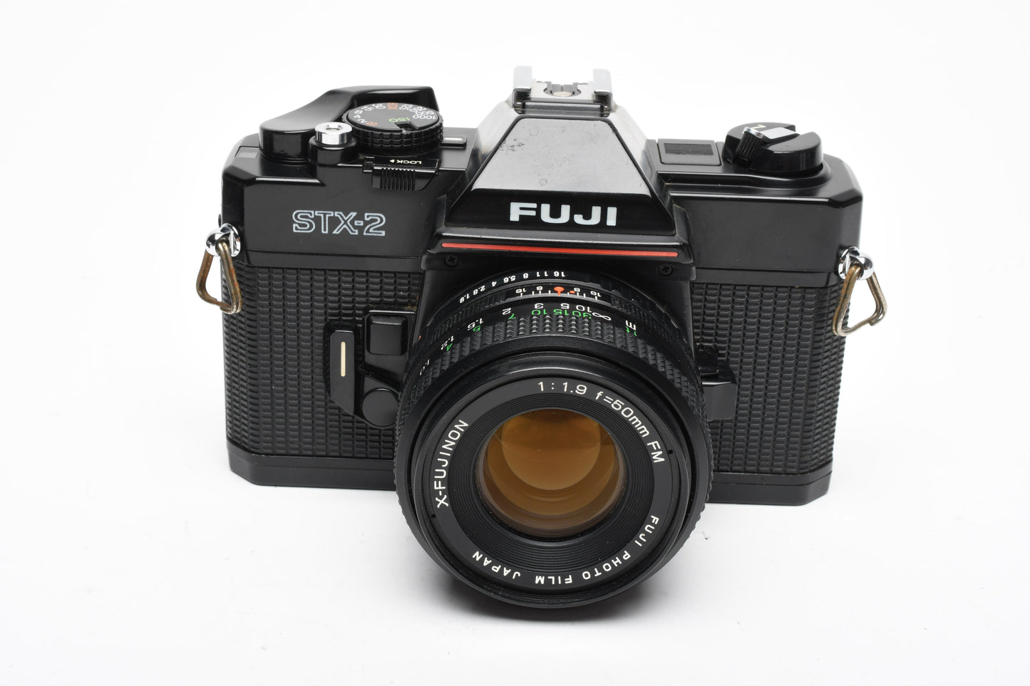 Fuji STX-2 35mm SLR w/X-Fujinon 50mm F1.9 FM Prime lens, Tested, Great