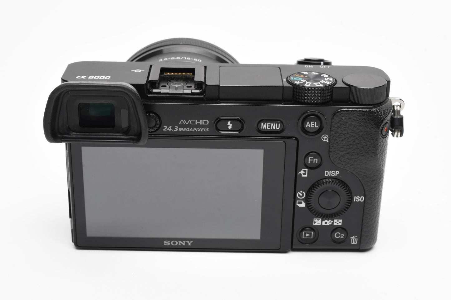 Sony A6400 Mirrorless w/16-50mm zoom, batt, charger, Only 2893 Acts!