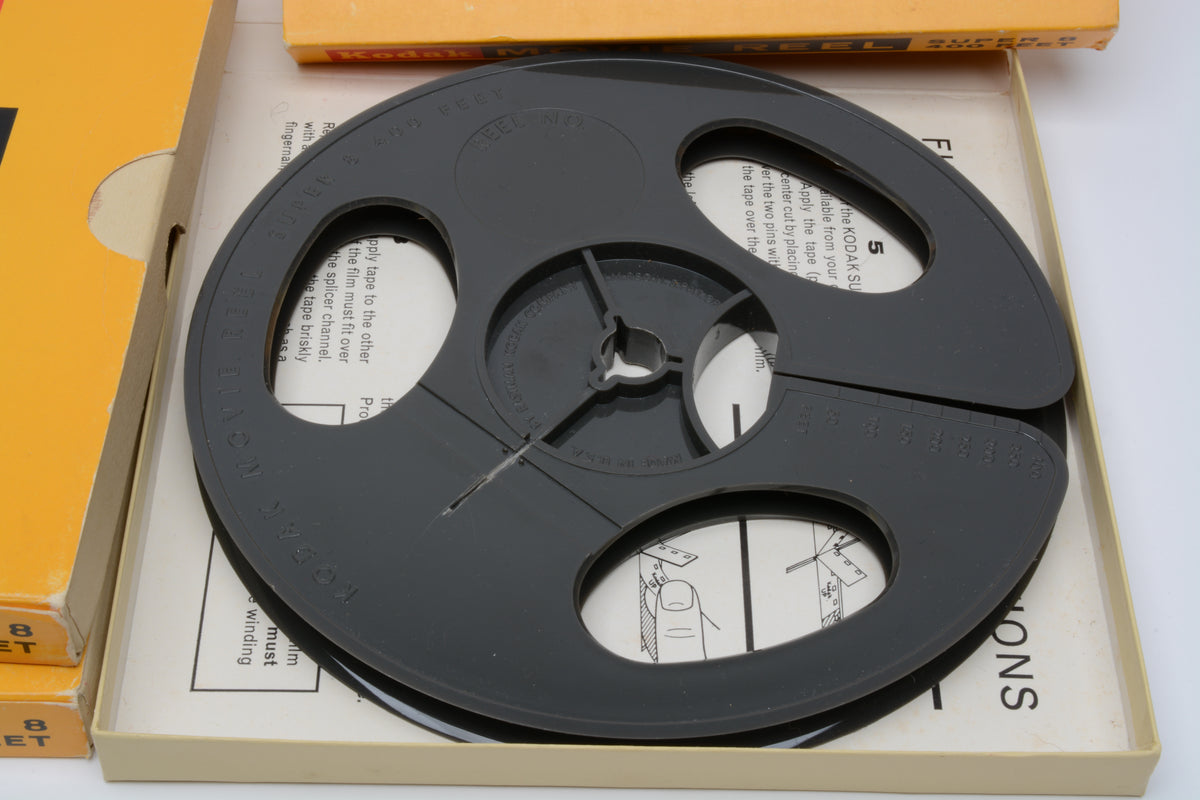 3X Kodak S8 400' Plastic Reel, NIB