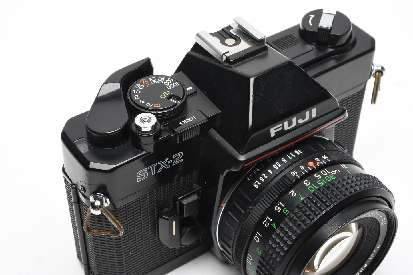 Fuji STX-2 35mm SLR w/X-Fujinon 50mm F1.9 FM Prime lens, Tested, Great