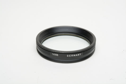 Leica 14165 Series VIII - E72 filter adapter w/Tiffen Clear/UV drop-in filter