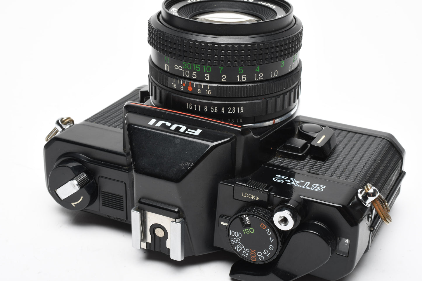Fuji STX-2 35mm SLR w/X-Fujinon 50mm F1.9 FM Prime lens, Tested, Great