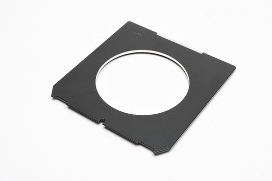 Luland Linhof Technika Style 4x5 Lens Board 64mm Opening, Clean