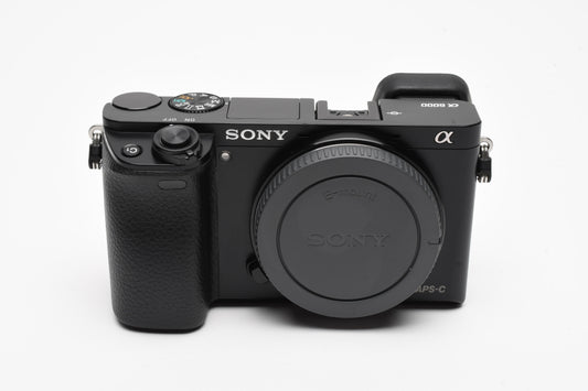 Sony A6000 Mirrorless Body, Batt, USB, Block, Only 3833 Acts!