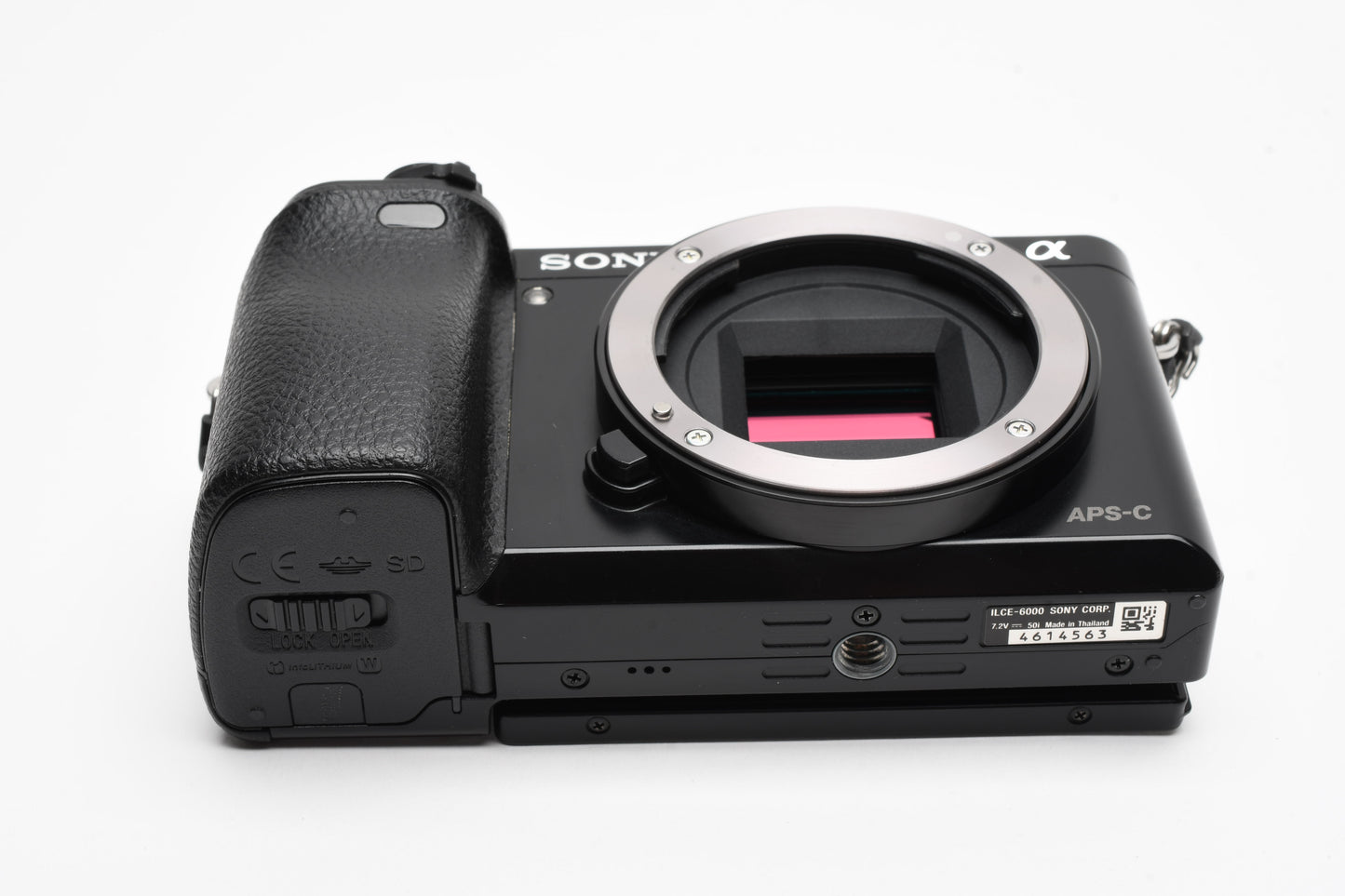 Sony A6000 Mirrorless Body, Batt, USB, Block, Only 3833 Acts!