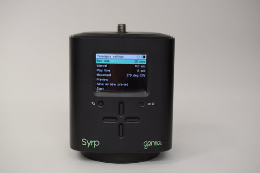 Syrp Genie motion controlled video head, complete, gently used