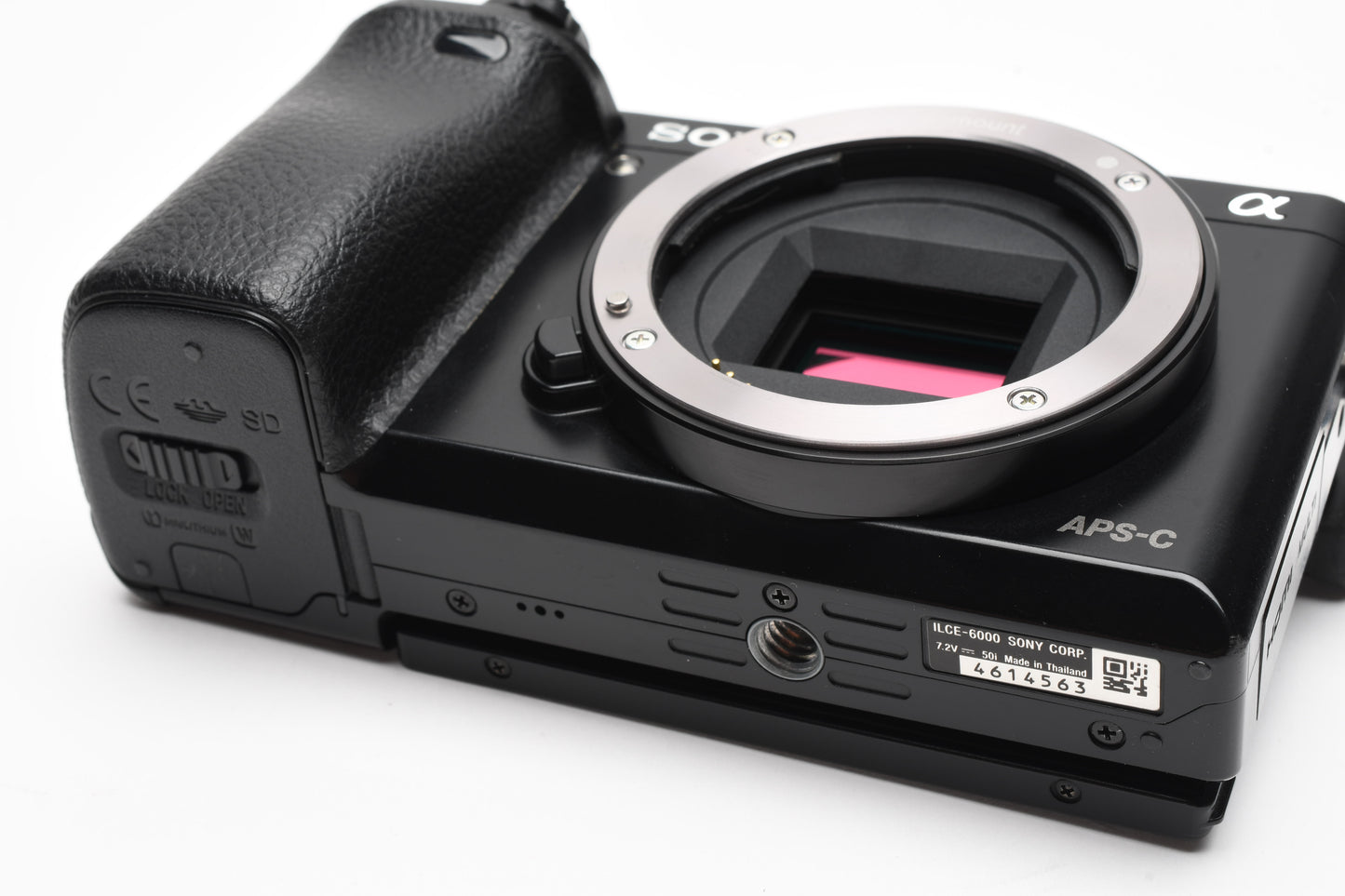 Sony A6000 Mirrorless Body, Batt, USB, Block, Only 3833 Acts!