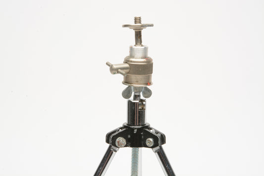 Vintage 11" table tripod w/Ball head, great design