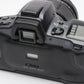 Minolta Maxxum 550si QD 35mm SLR Body w/28-200mm zoom, hood, strap, tested