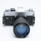 Canon FTb QL 35mm SLR w/Sigma 35-135mm f3.5-4.5 Zoom, Manual, New seals, Good