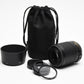 Nikon AF-S 55-200mm f4-5.6G ED VR DX SWM, Caps, Hood, UV, Pouch, Mint-