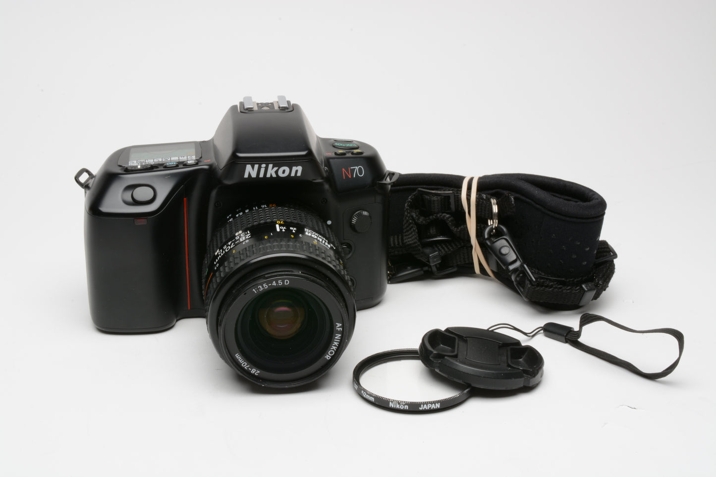 Nikon N70 35mm SLR w/AF 28-70mm F3.5-4.5D zoom, strap, UV