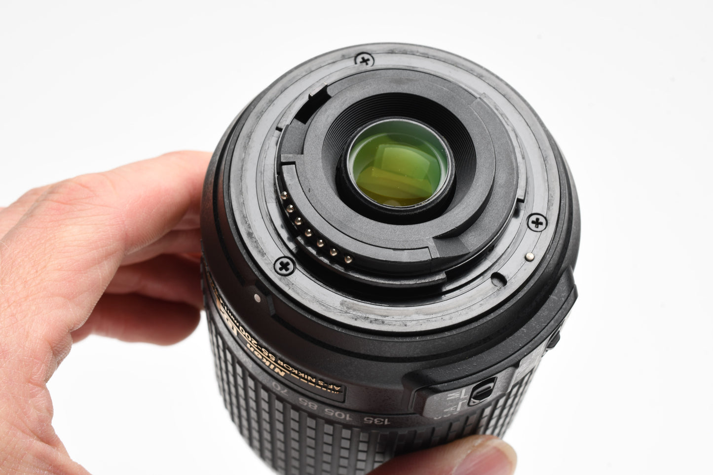 Nikon AF-S 55-200mm f4-5.6G ED VR DX SWM, Caps, Hood, UV, Pouch, Mint-