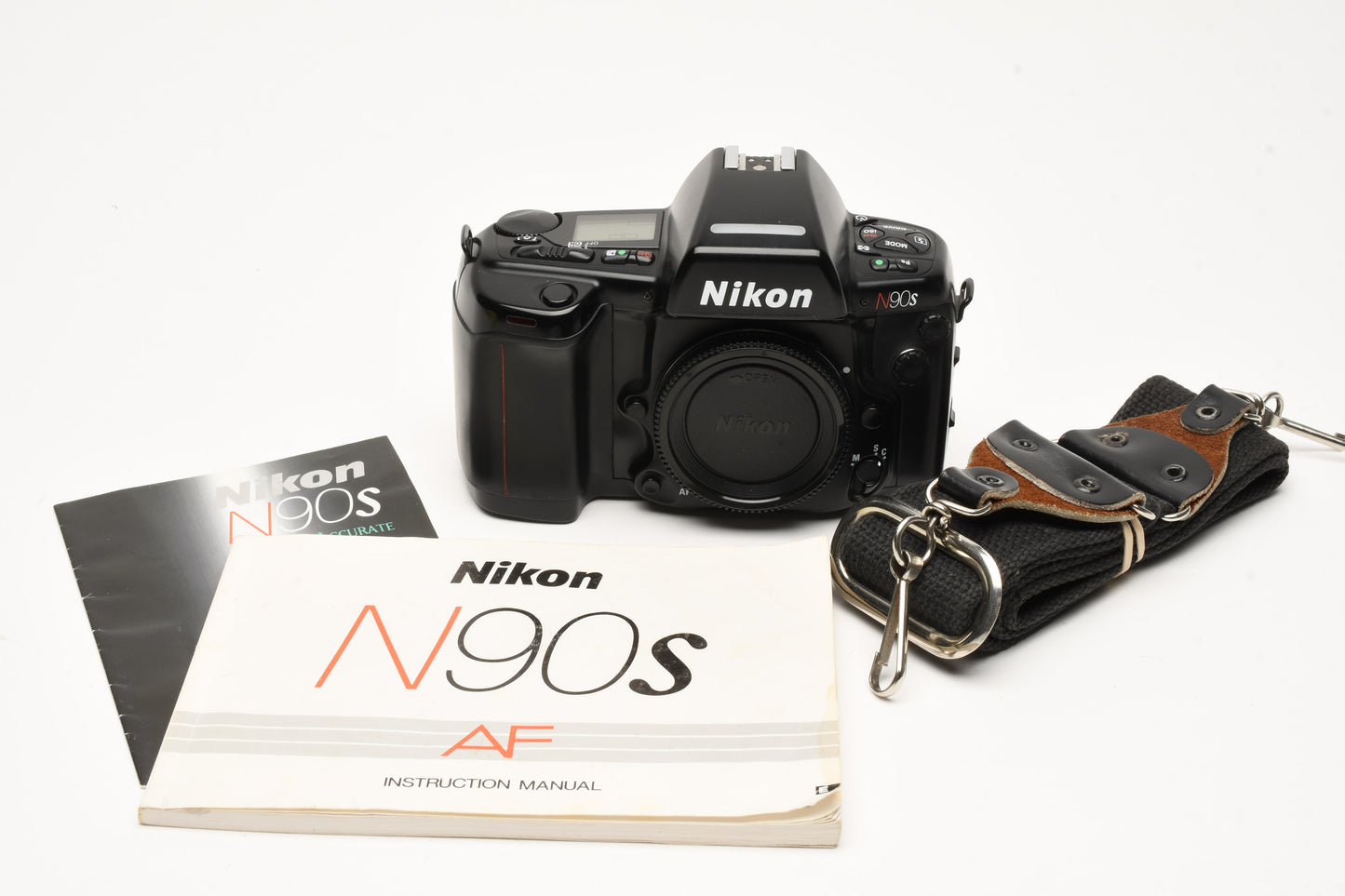 Nikon N90s SLR Body, Clean, accurate, tested +Eyepiece, Strap, Manual