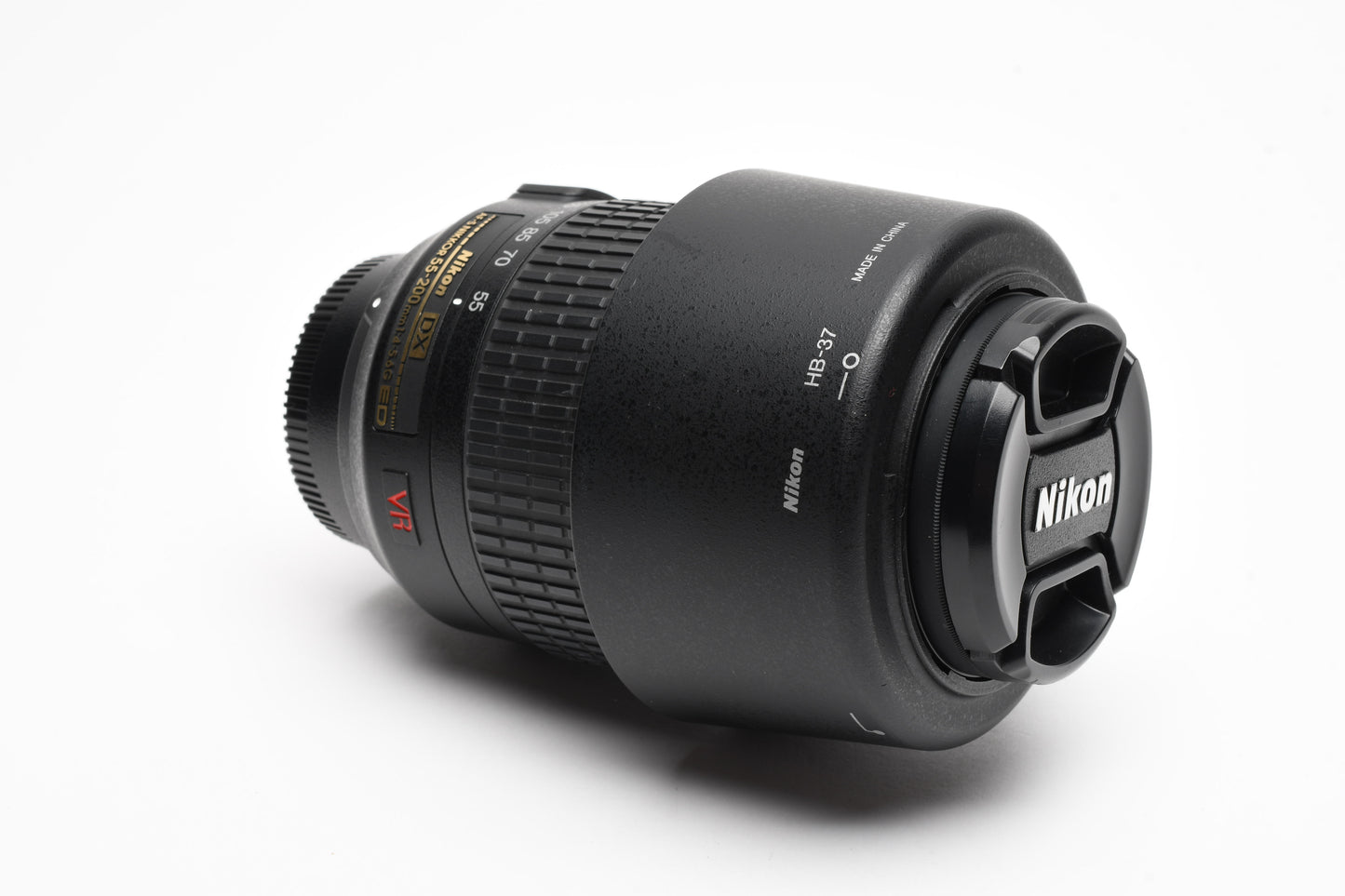 Nikon AF-S 55-200mm f4-5.6G ED VR DX SWM, Caps, Hood, UV, Pouch, Mint-