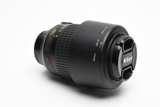 Nikon AF-S 55-200mm f4-5.6G ED VR DX SWM, Caps, Hood, UV, Pouch, Mint-