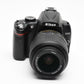 Nikon D5000 DSLR w/Nikkor 18-55mm F3.5-5.6G VR lens, 4K Acts, Clean!