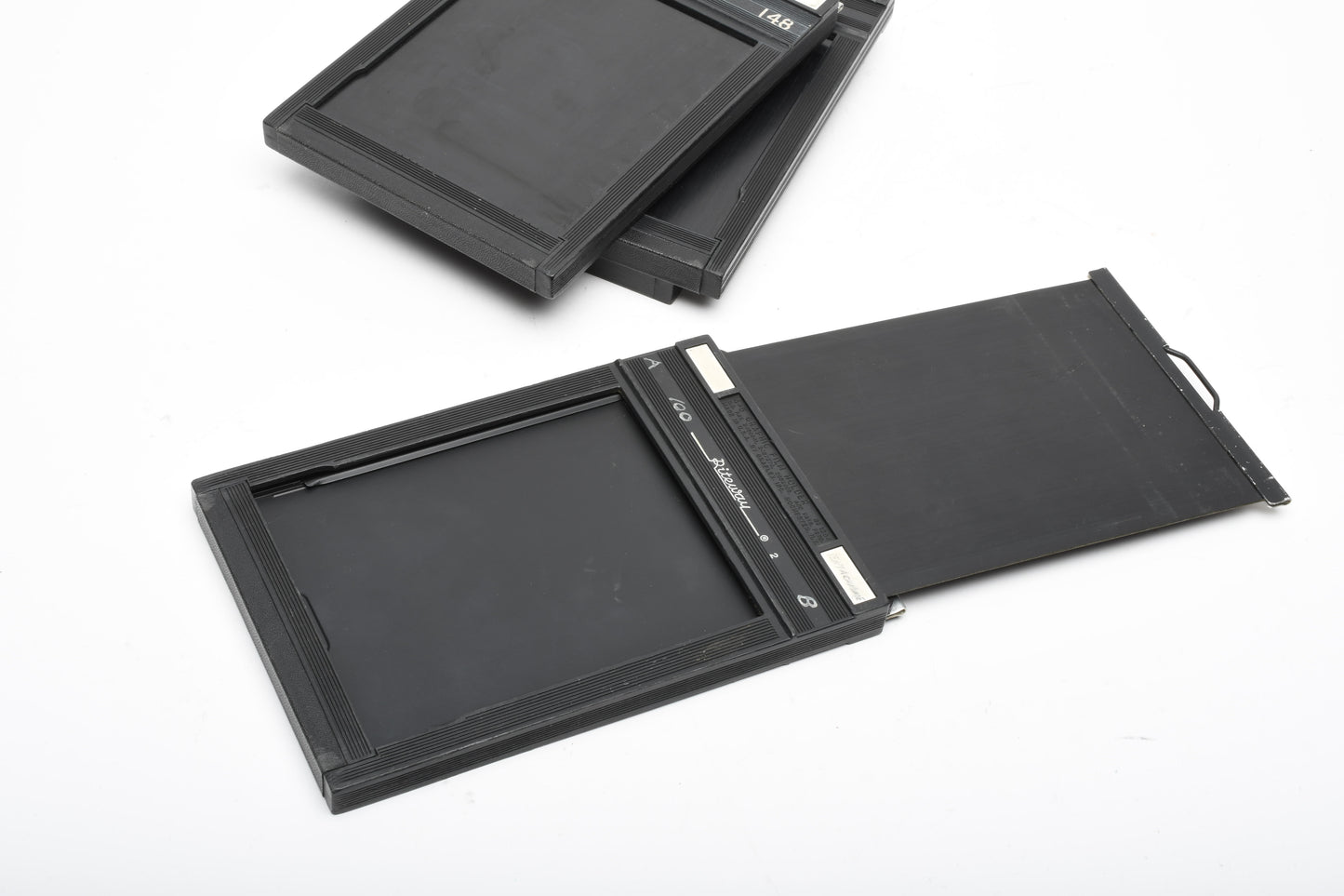 4X 4x5 Graphic Riteway Film holder sheet film holders #1284, Clean