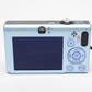 Canon PowerShot SD1100 IS Digital Point&Shoot 8MP camera (Blue) 2batts, charger, Nice!