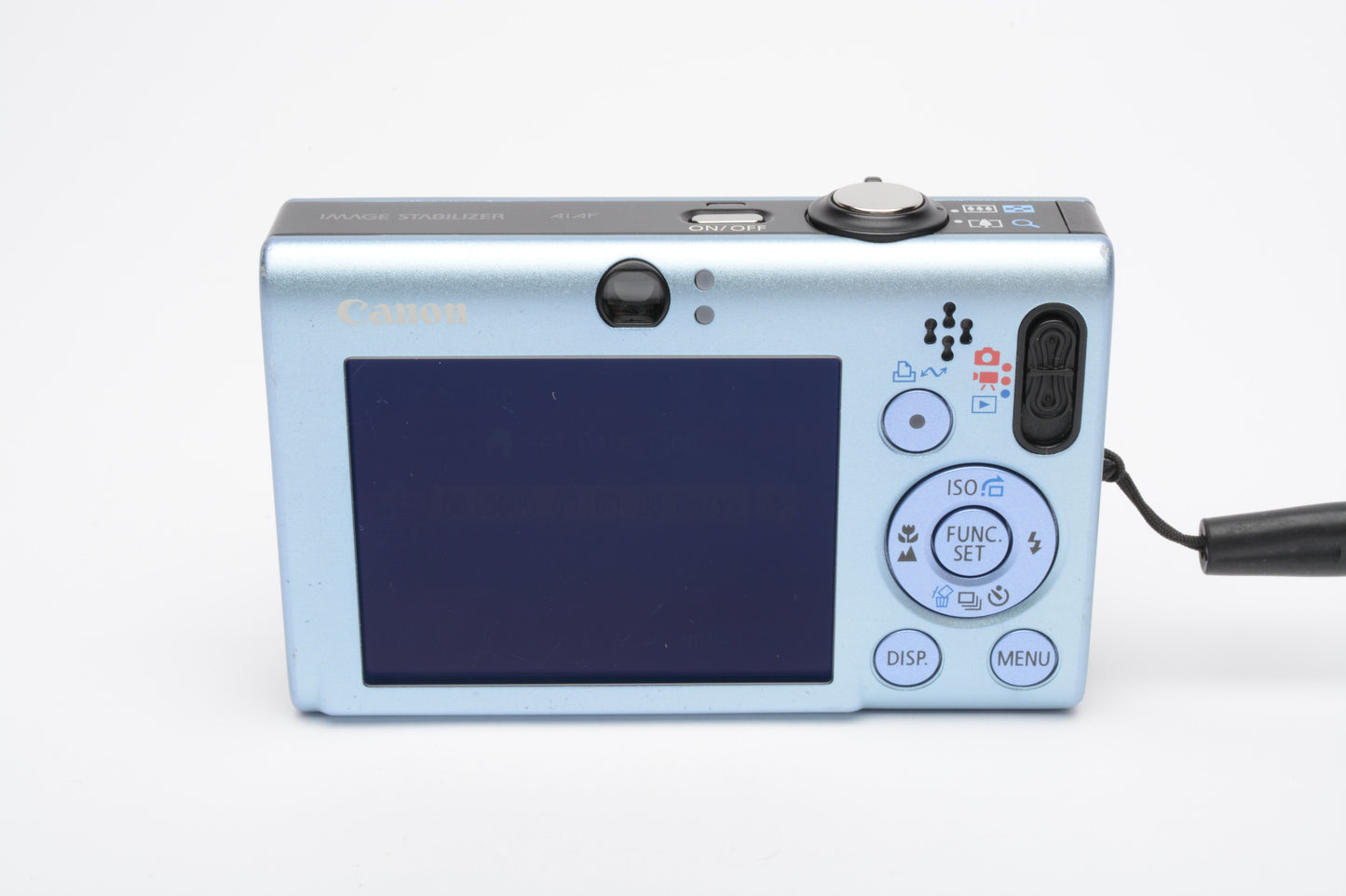 Canon PowerShot SD1100 IS Digital Point&Shoot 8MP camera (Blue) 2batts, charger, Nice!