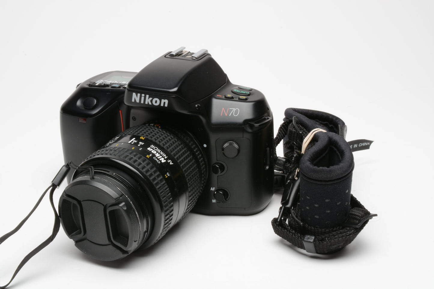 Nikon N70 35mm SLR w/AF 28-70mm F3.5-4.5D zoom, strap, UV