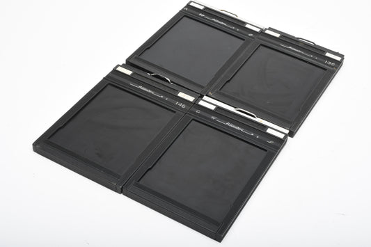 4X 4x5 Graphic Riteway Film holder sheet film holders #1284, Clean