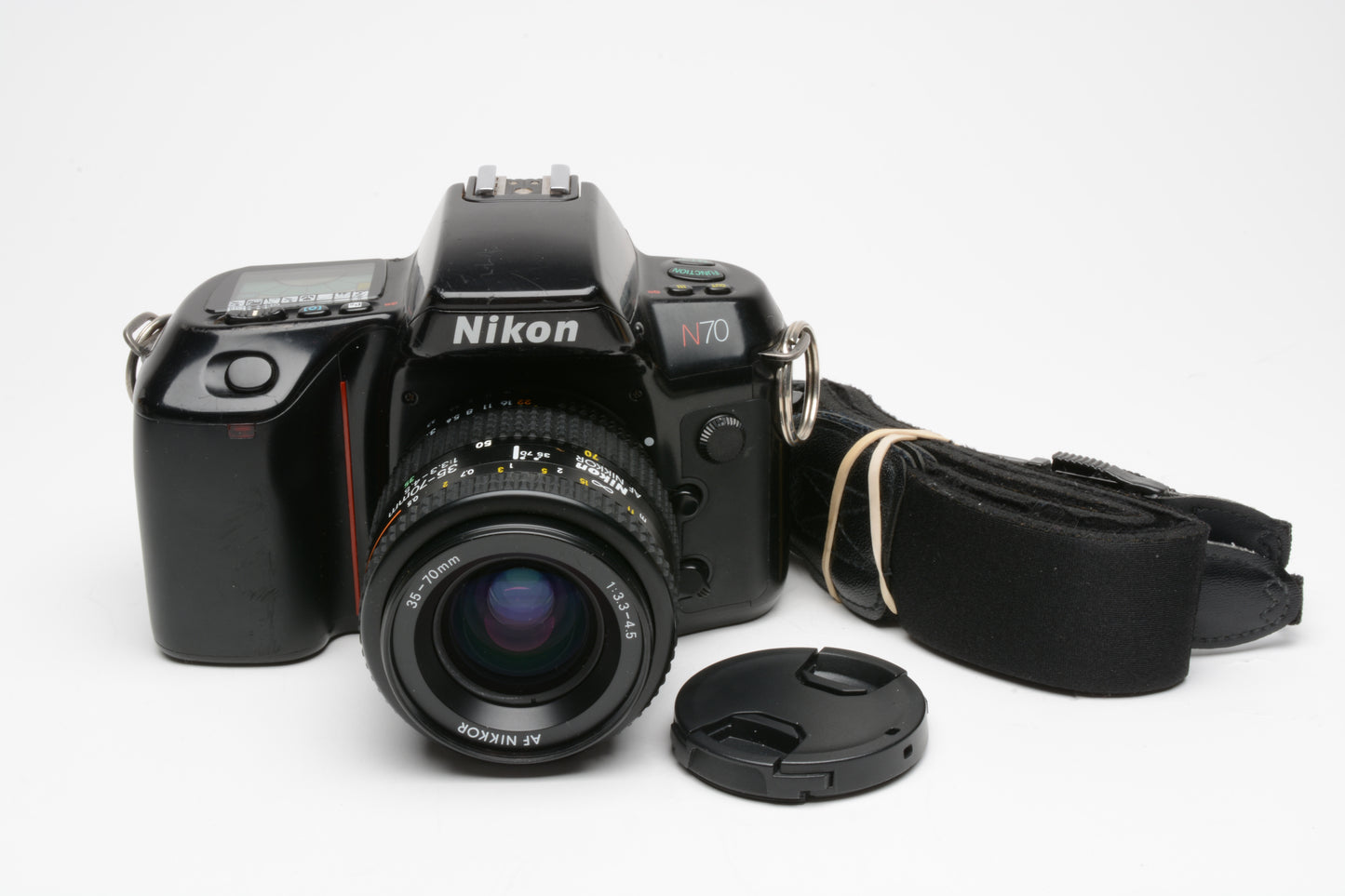 Nikon N70 35mm SLR w/AF 35-70mm F3.3-4.5 zoom, strap, UV