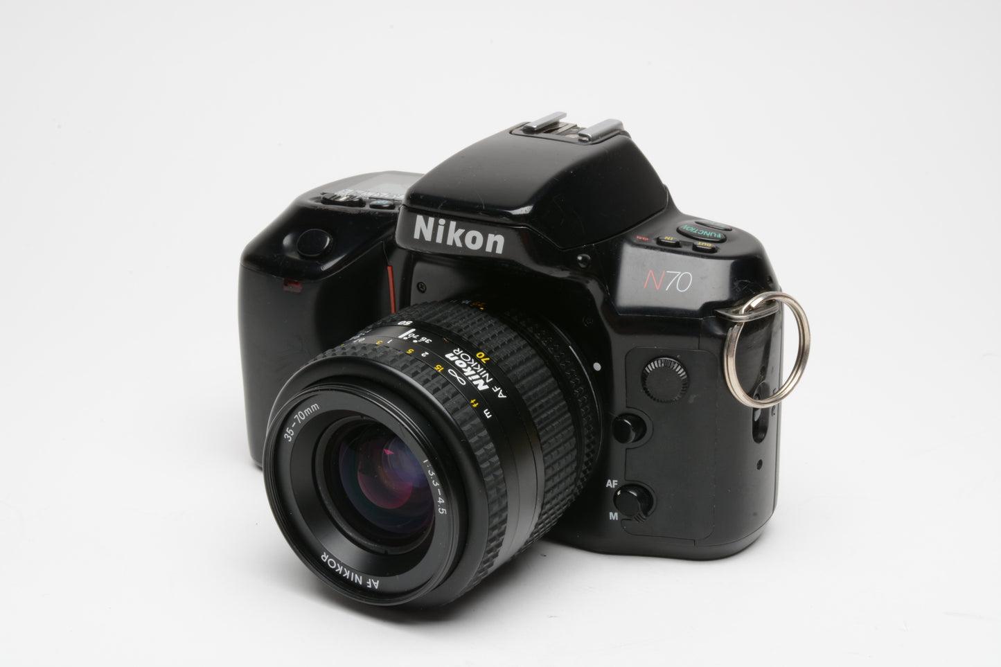 Nikon N70 35mm SLR w/AF 35-70mm F3.3-4.5 zoom, strap, UV