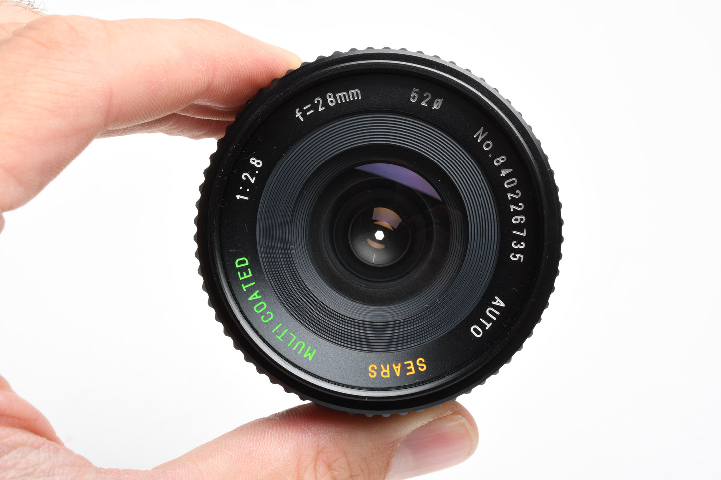 Sears 28mm f2.8 MC wide angle lens w/1:4 Macro for Pentax PK mount