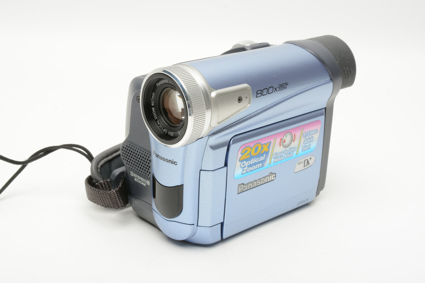 Panasonic PV-GS9 Mini DV Camcorder, Batt+charger+AV cables, Tested