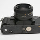 Minolta X700 35mm SLR w/50mm f1.7 lens, strap, cap, UV, new seals, Nice