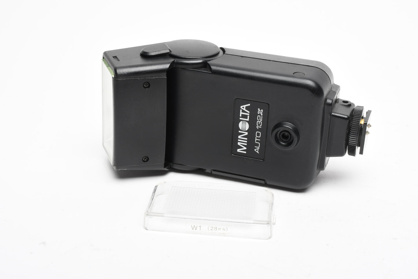 Minolta Auto 132X electronic flash, nice & clean, tested, w/Diffuser