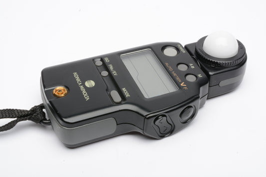 Konica Minolta Autometer VF digital light meter, case+strap, tested